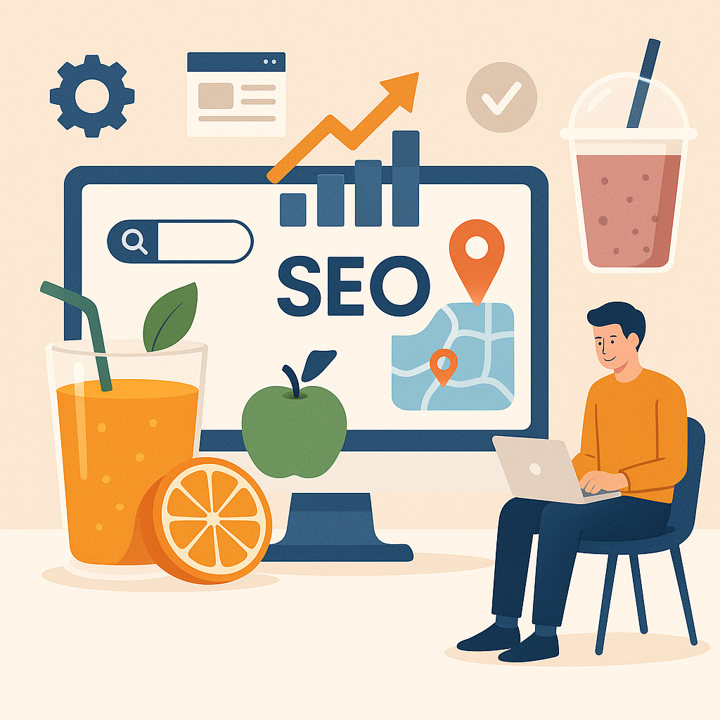 Juice Bar Marketing: Blueprint to make your juice bar the go-to spot: positioning, local seo for juice bars, content, paid…