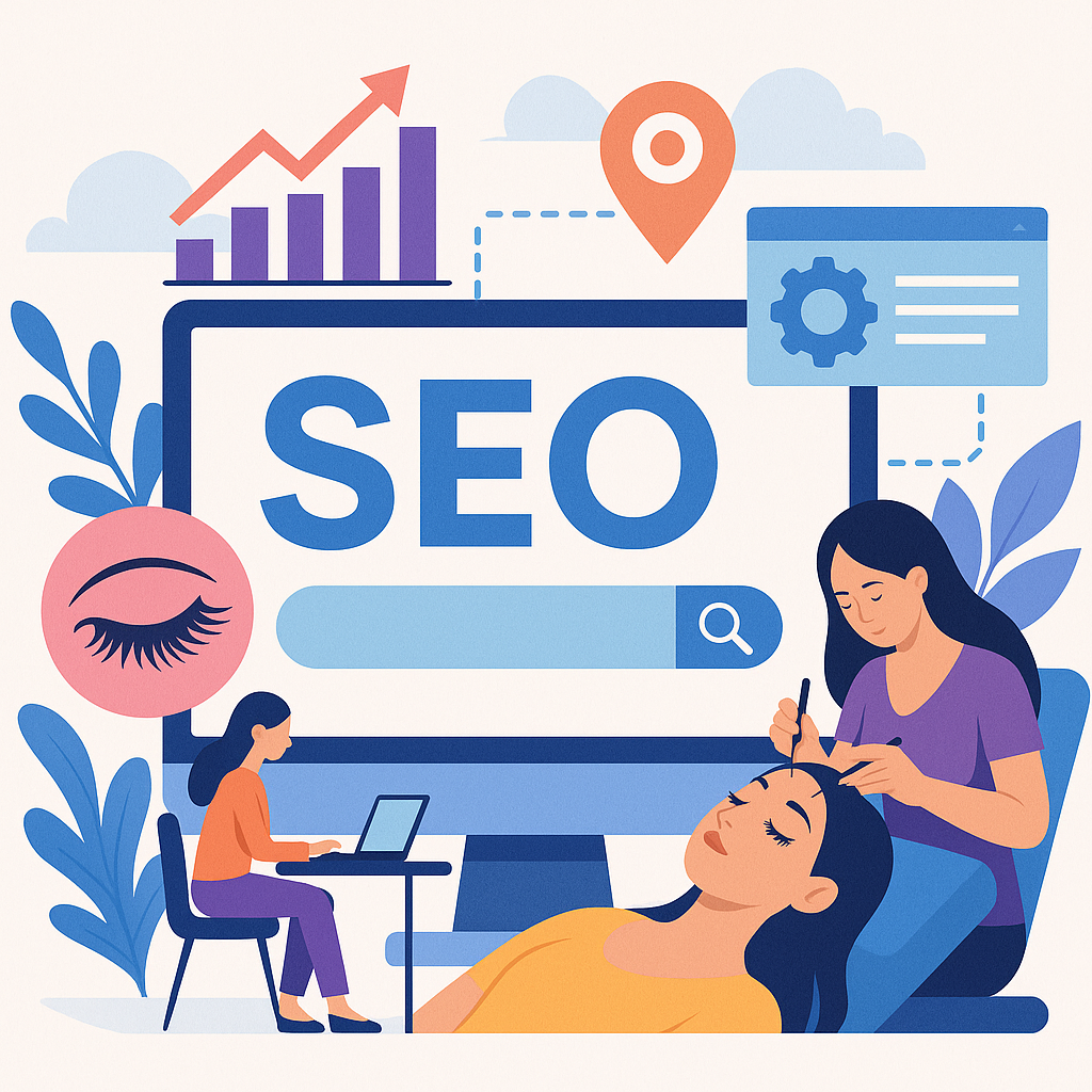 Lash Extension SEO Services: Lash extension SEO increases local bookings and visibility with targeted keywords, on-page SE…