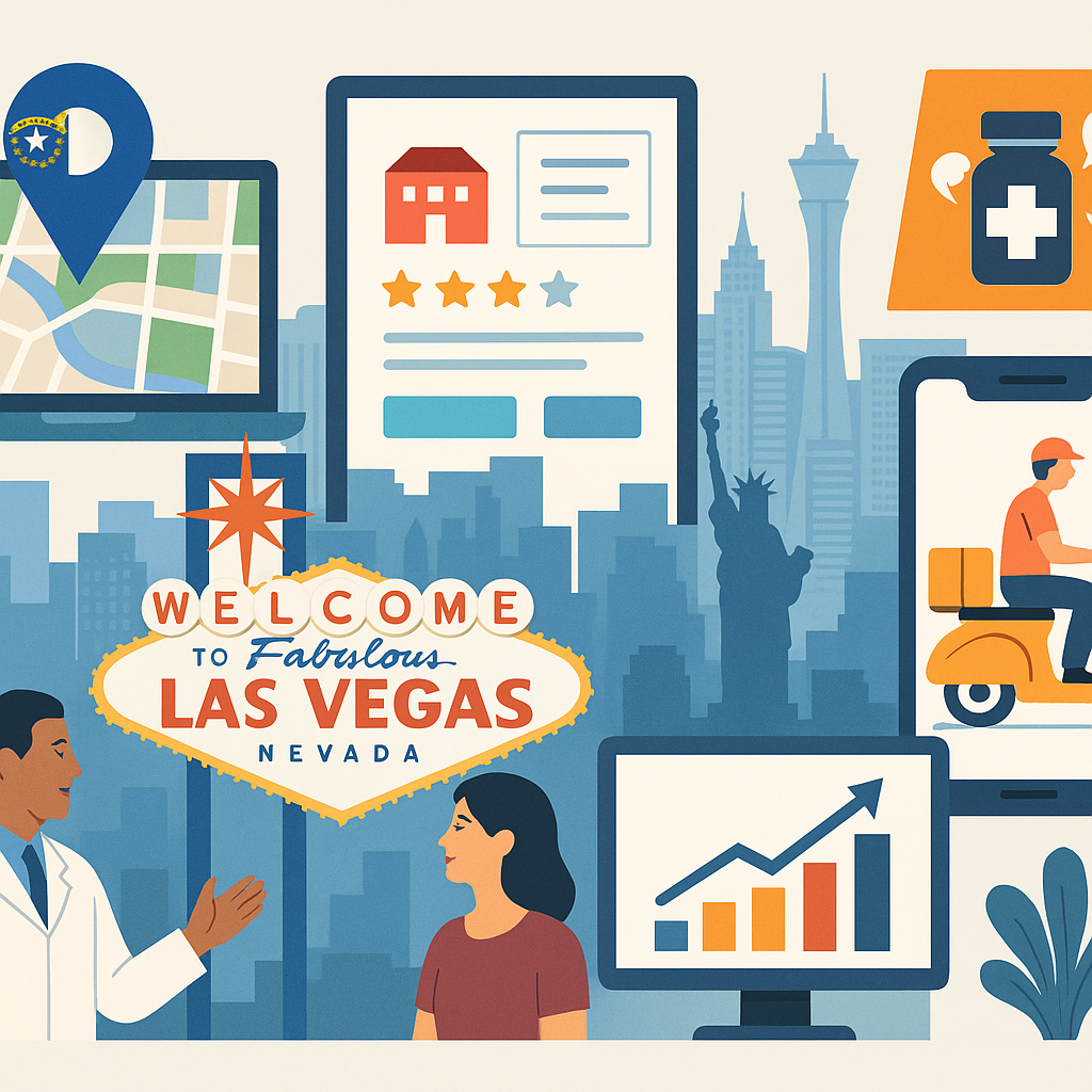 Las Vegas Pharmacy Marketing: How to Reach More Locals: Local SEO for Las Vegas pharmacies, GMB optimization, Rx delivery,…