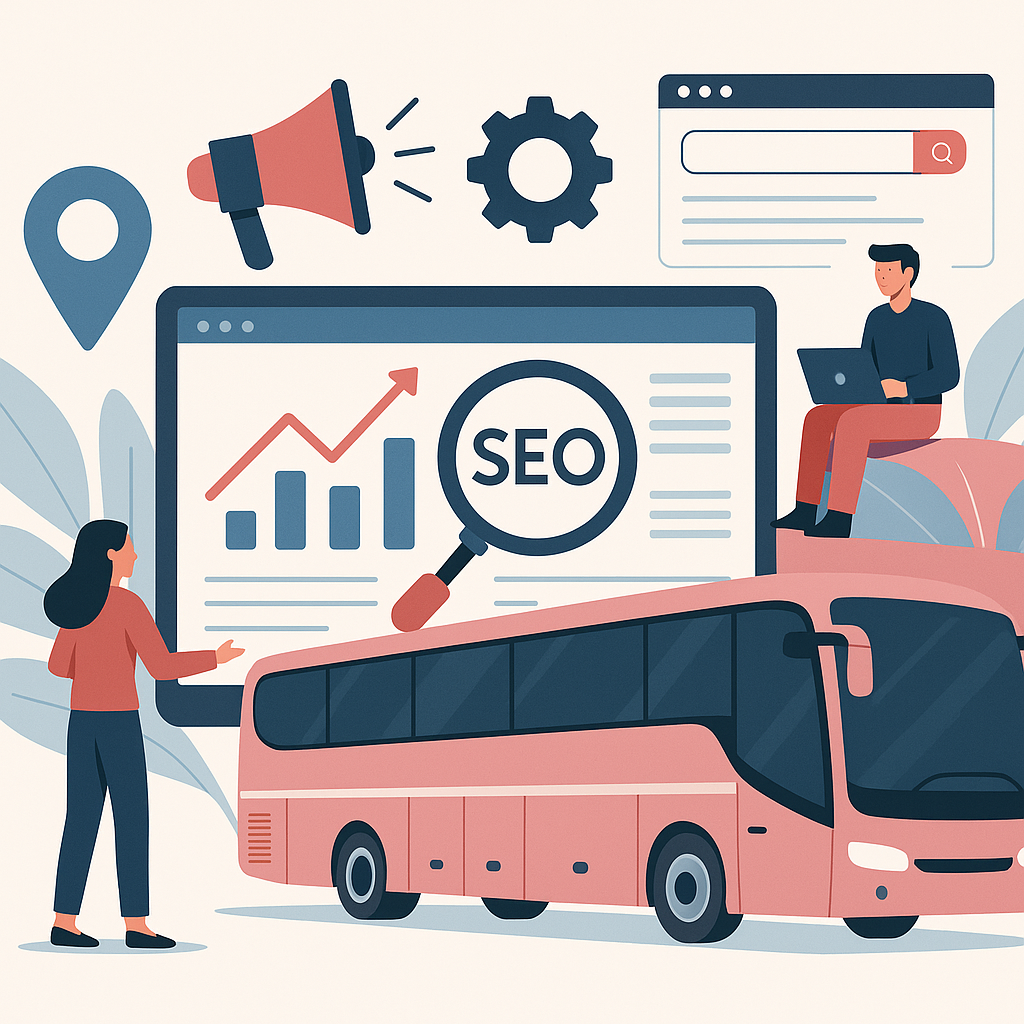 Digital Marketing for Party Bus Companies: This guide covers party bus SEO and digital marketing: local SEO, website optim…
