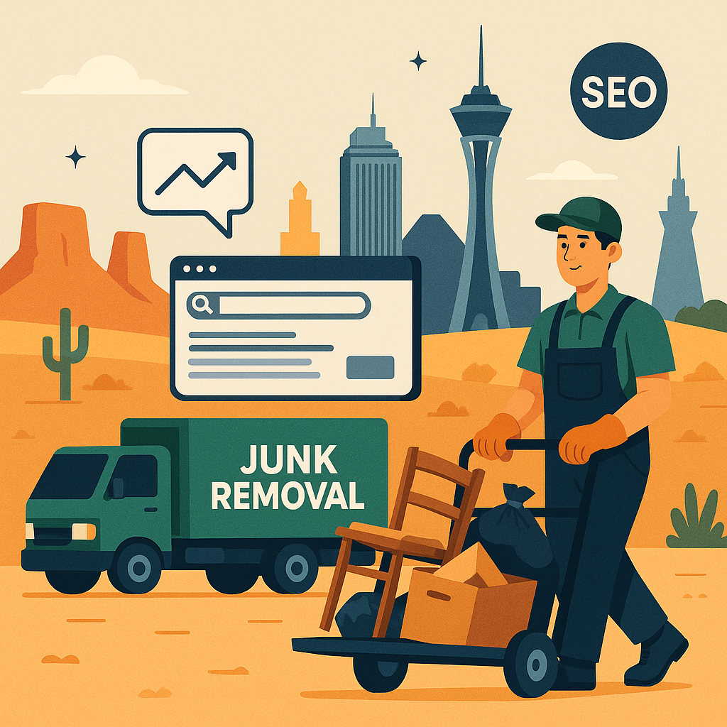 Junk Removal Marketing and SEO in Las Vegas: Boost bookings with junk removal SEO Las Vegas: local landing pages, GBP opti…