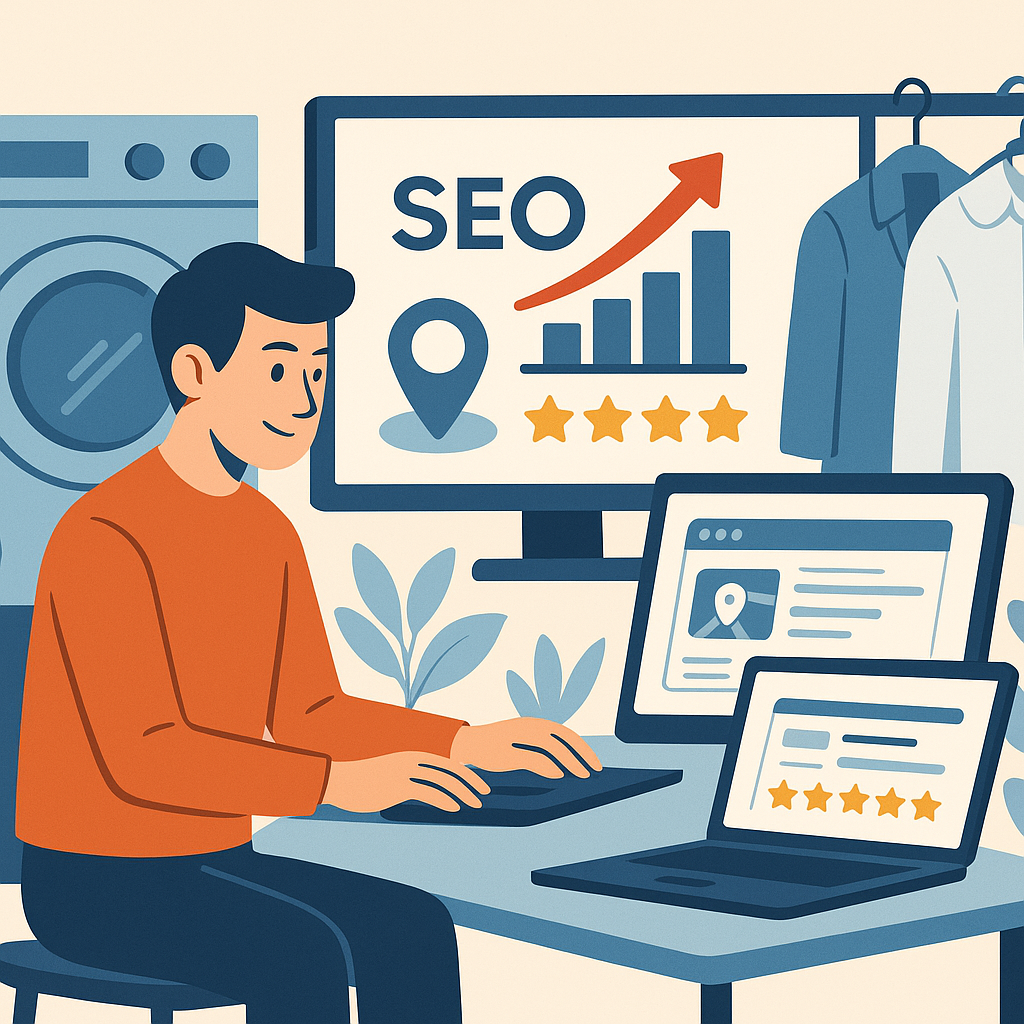 Local SEO for Dry Cleaners: Get More Neighborhood Customers: Local SEO for laundromats and dry cleaners: Google Business P…
