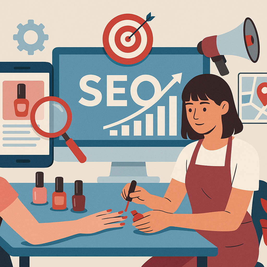 Nail Salon Marketing Strategies and SEO: Practical nail salon SEO and marketing strategies to boost local visibility, book…