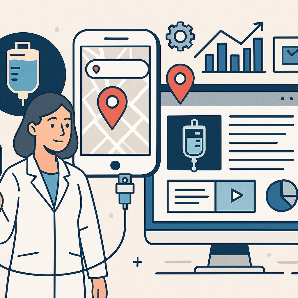 IV Therapy SEO Services: Local SEO for IV Therapy Clinics boosts bookings with IV Hydration marketing, mobile IV ranking,…