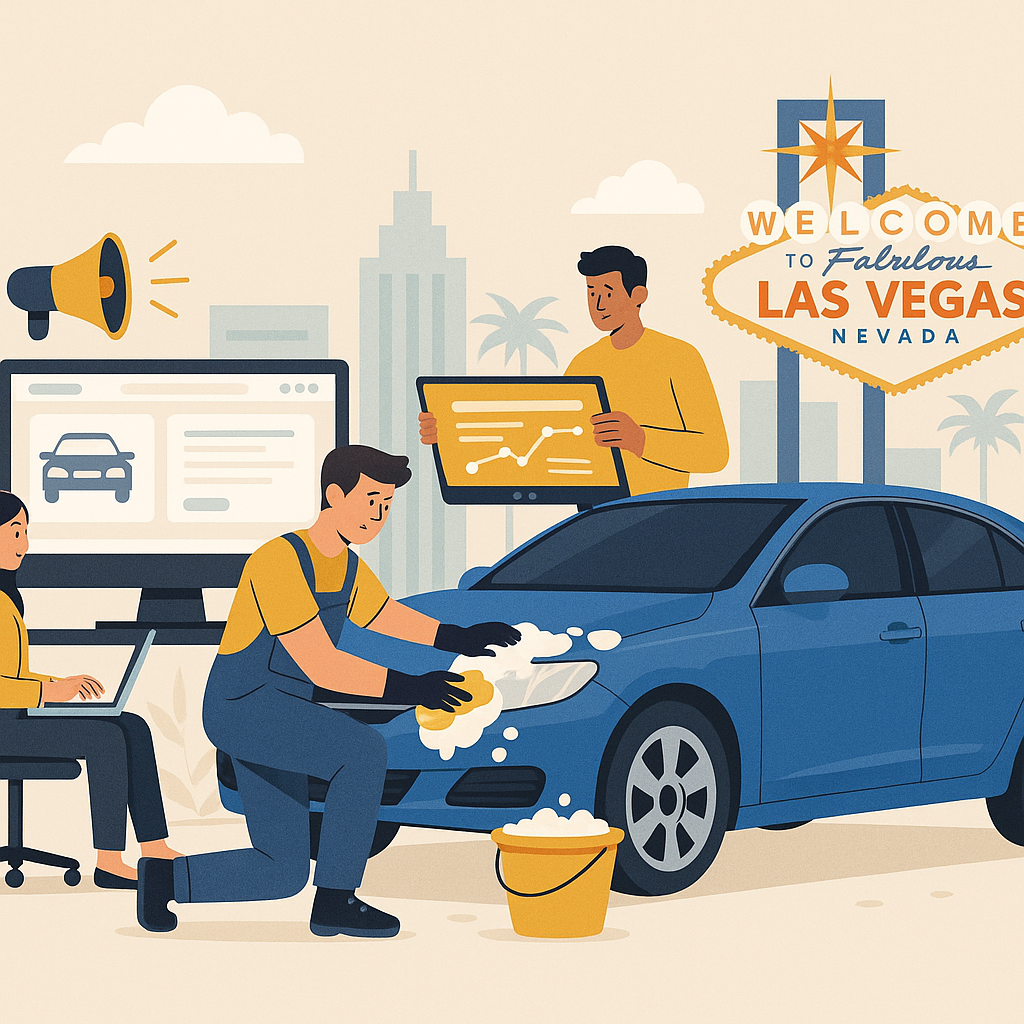 Mobile Car Wash SEO in Las Vegas: Mobile car wash SEO in Las Vegas optimizes local search, GBP, fast mobile sites and targ…