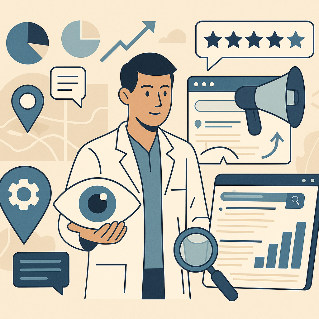 Optometrist SEO and Digital Marketing: Clinic-focused optometrist SEO guide: Local SEO for Eye Care Practices, Google Busi…