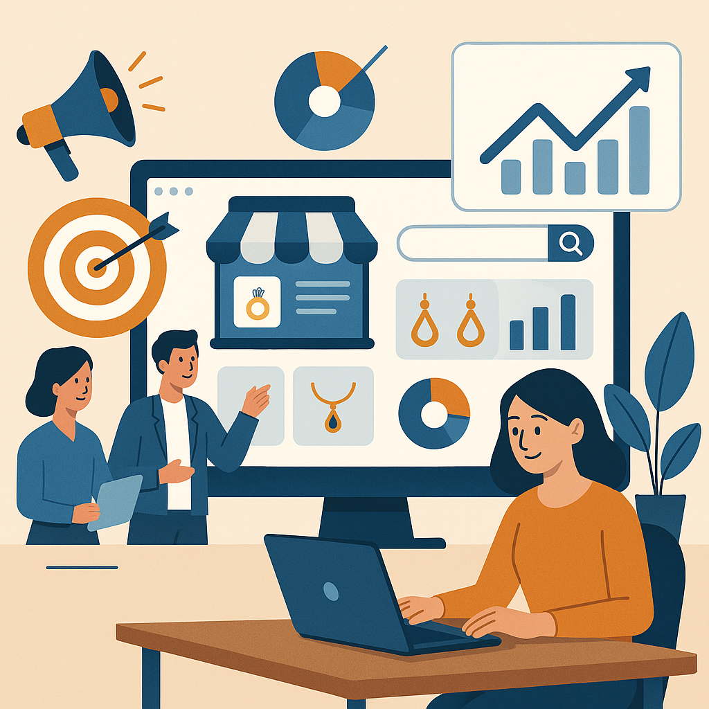 Jewelry Store Digital Marketing and SEO: Neon Digital Media explains jewelry store digital marketing and SEO: agency servi…