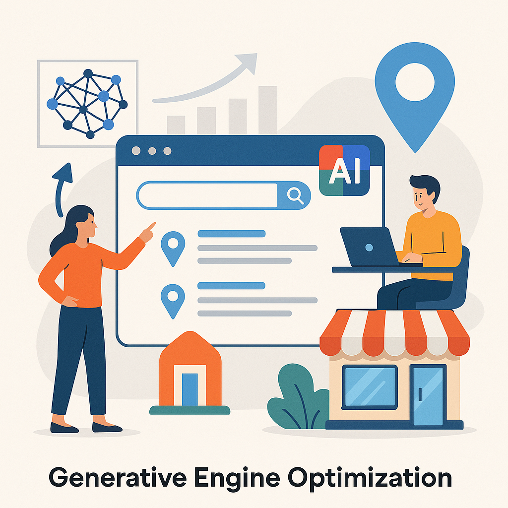 Generative Engine Optimization (GEO) for Local Businesses: Generative engine optimization for local SEO aligns listings, s…