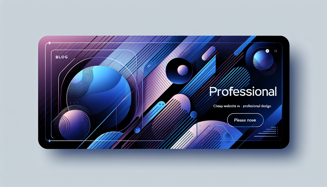 Cheap Website vs Professional Design: The True Cost Comparison
