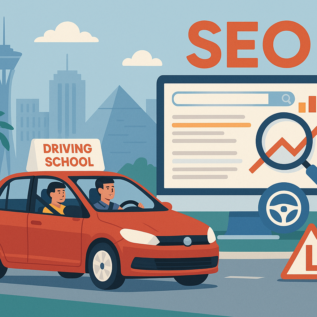 Driving School SEO in Las Vegas: Las Vegas seo for driving schools: local keyword research, GBP and on-page optimization,…