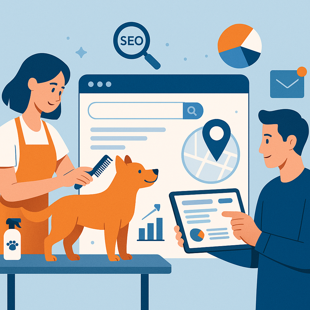 Pet Grooming and Boarding Marketing: Pet grooming SEO and local marketing strategies for groomers and boarders that boost…