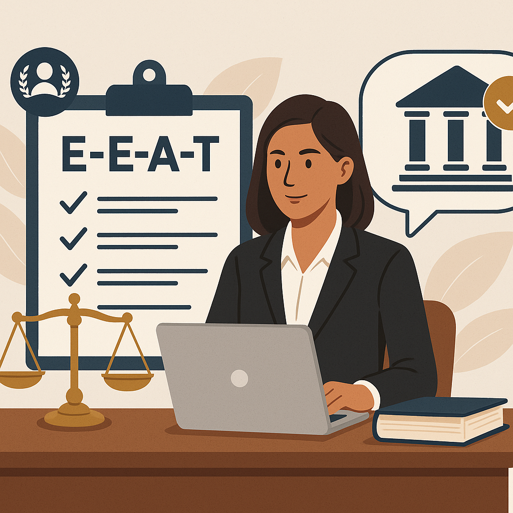 E-E-A-T for Lawyers: Building Trust and Authority Online: E-E-A-T for lawyers: SEO strategy to build experience, expertise…