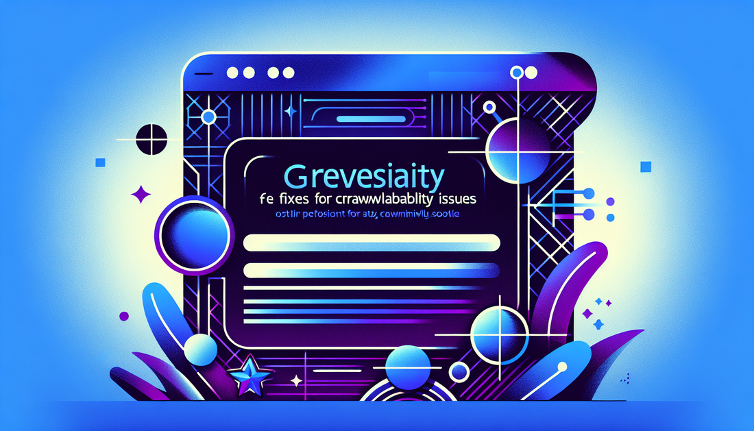 How to Fix Crawlability Issues on Your Website