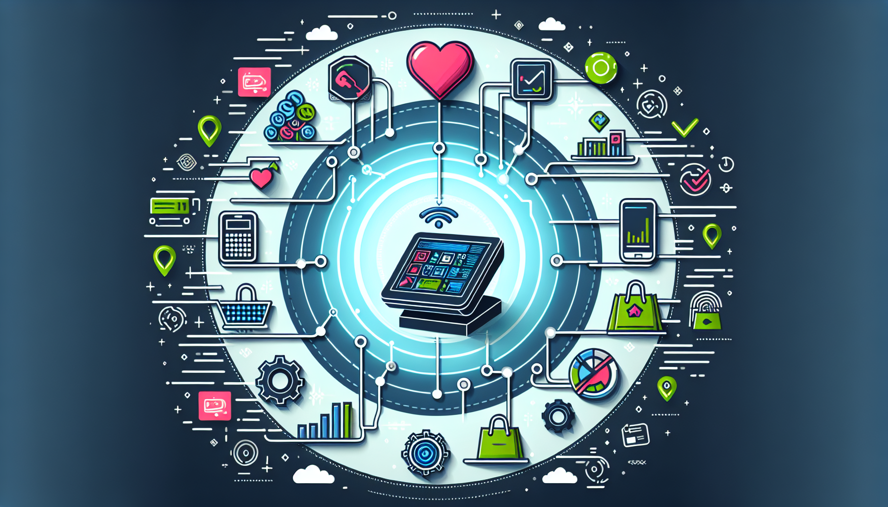 Custom POS integration connecting point-of-sale system to loyalty rewards and business applications