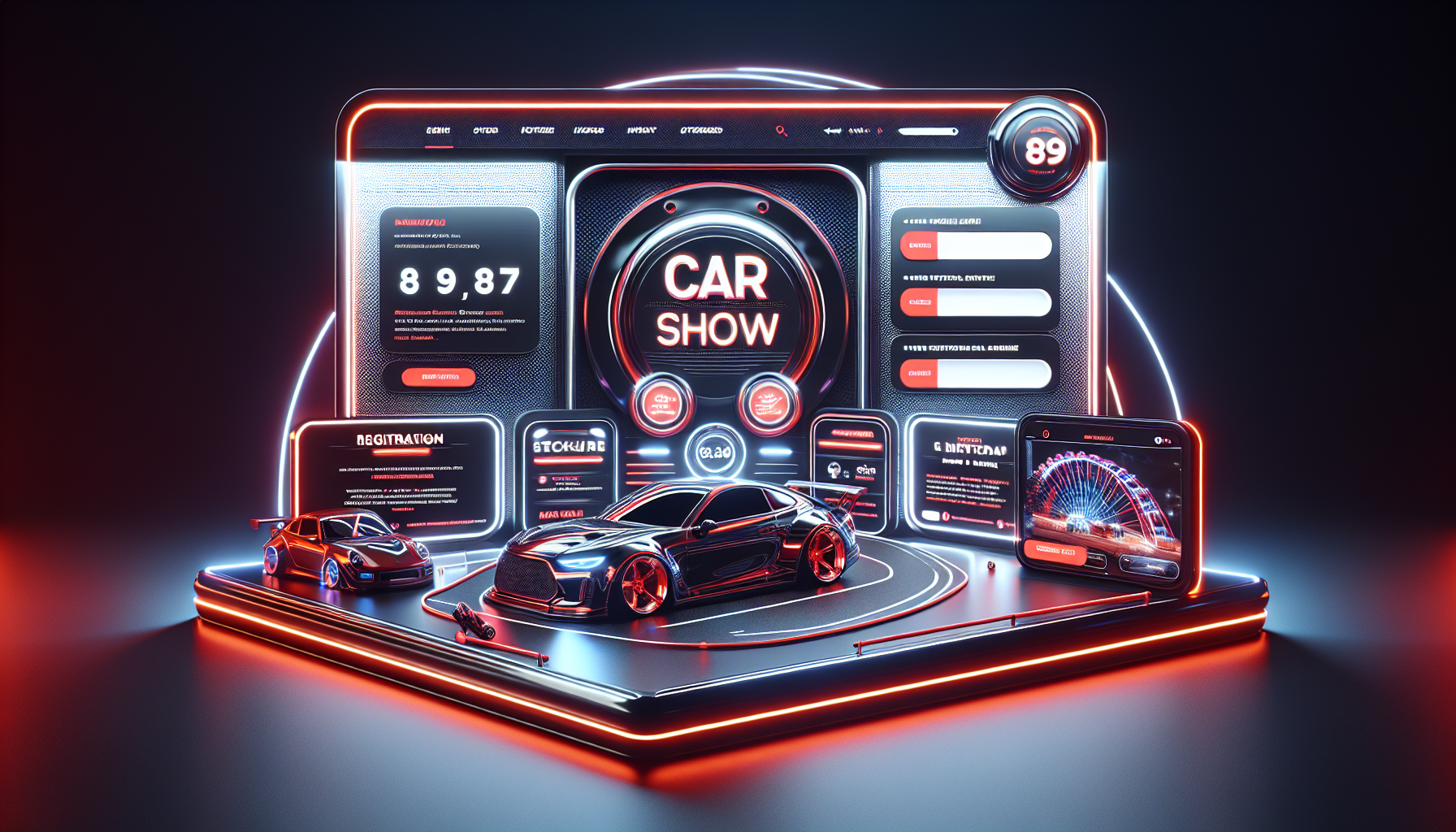 Event website design for car shows meetups and enthusiast gatherings