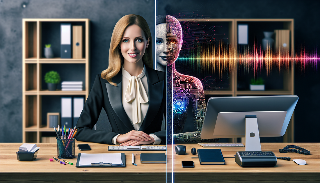 ai receptionist vs human receptionist comparison