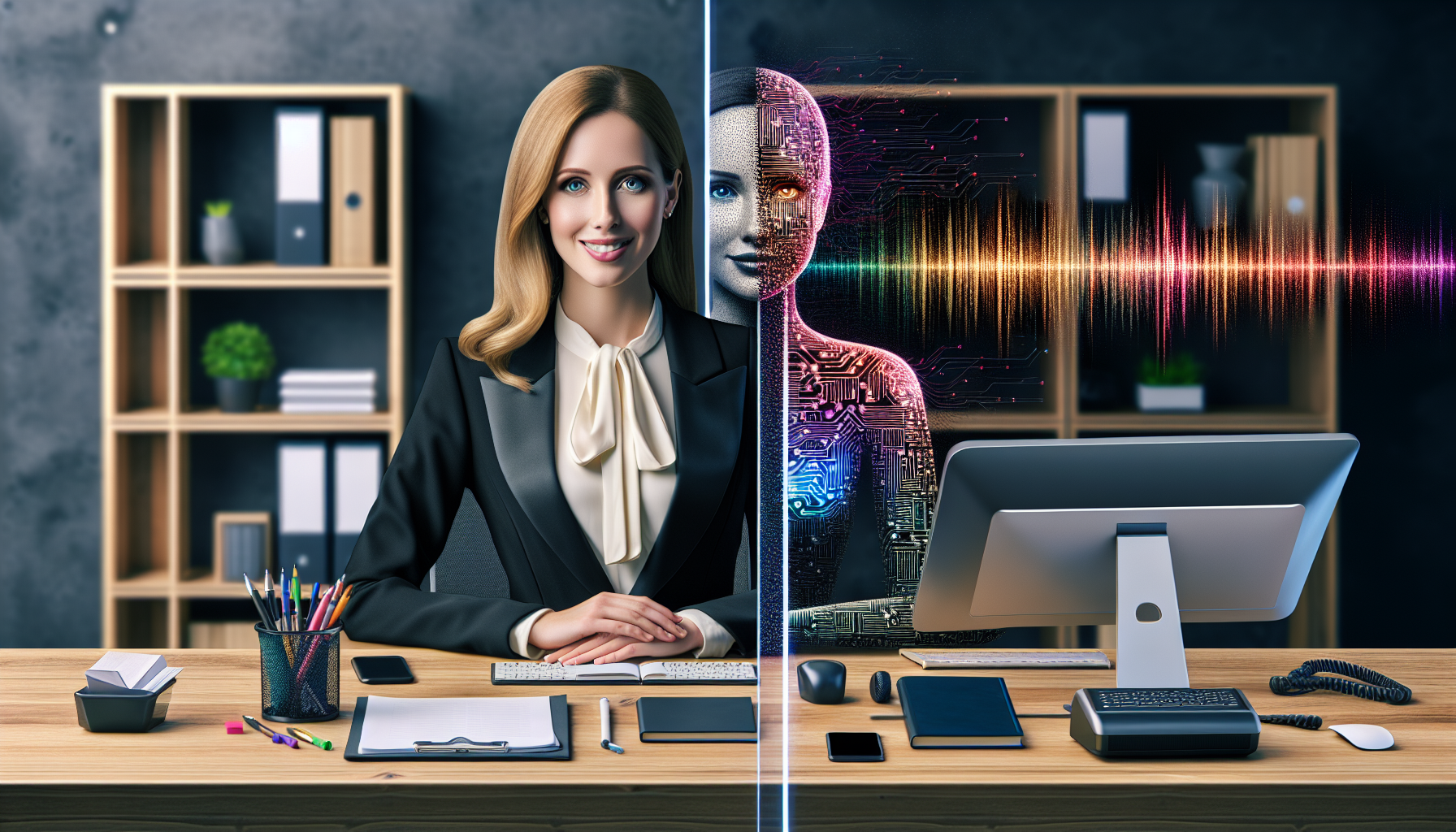 ai receptionist vs human receptionist comparison