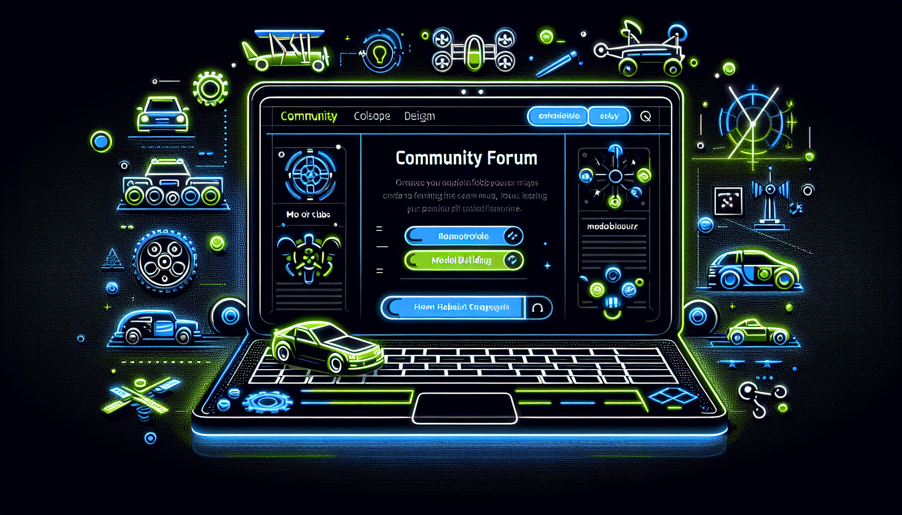 Custom website design for hobby communities and niche enthusiast groups