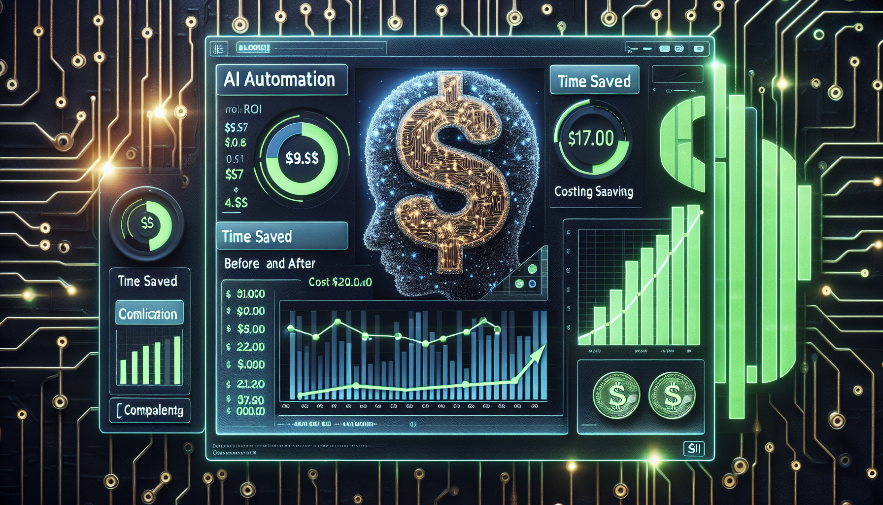 AI automation cost and ROI calculator for businesses