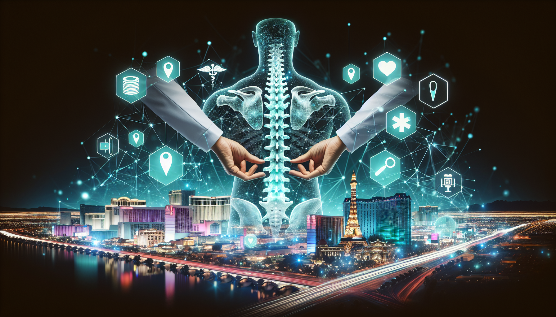 Chiropractor SEO in Las Vegas digital marketing concept