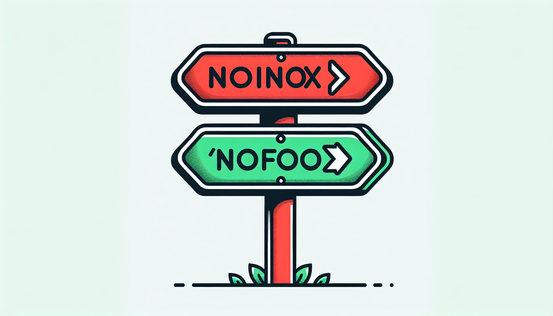Noindex vs Nofollow: When to Use Each