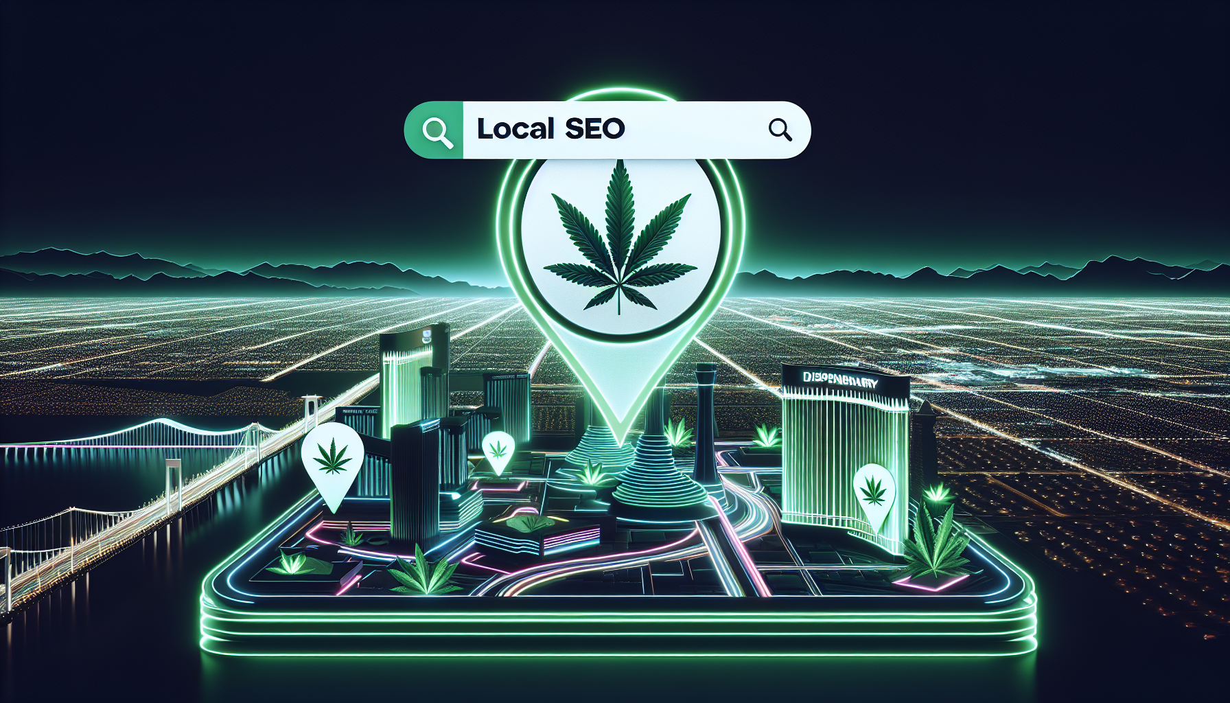 Cannabis dispensary local SEO Google Maps Las Vegas