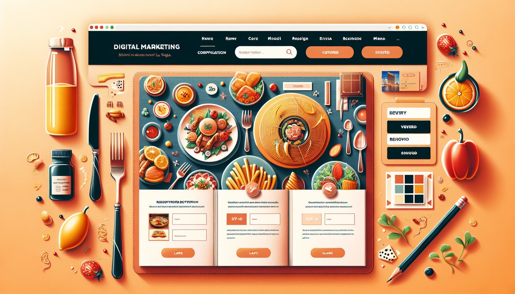 Restaurant Website Design Las Vegas - Menu & Ordering Sites