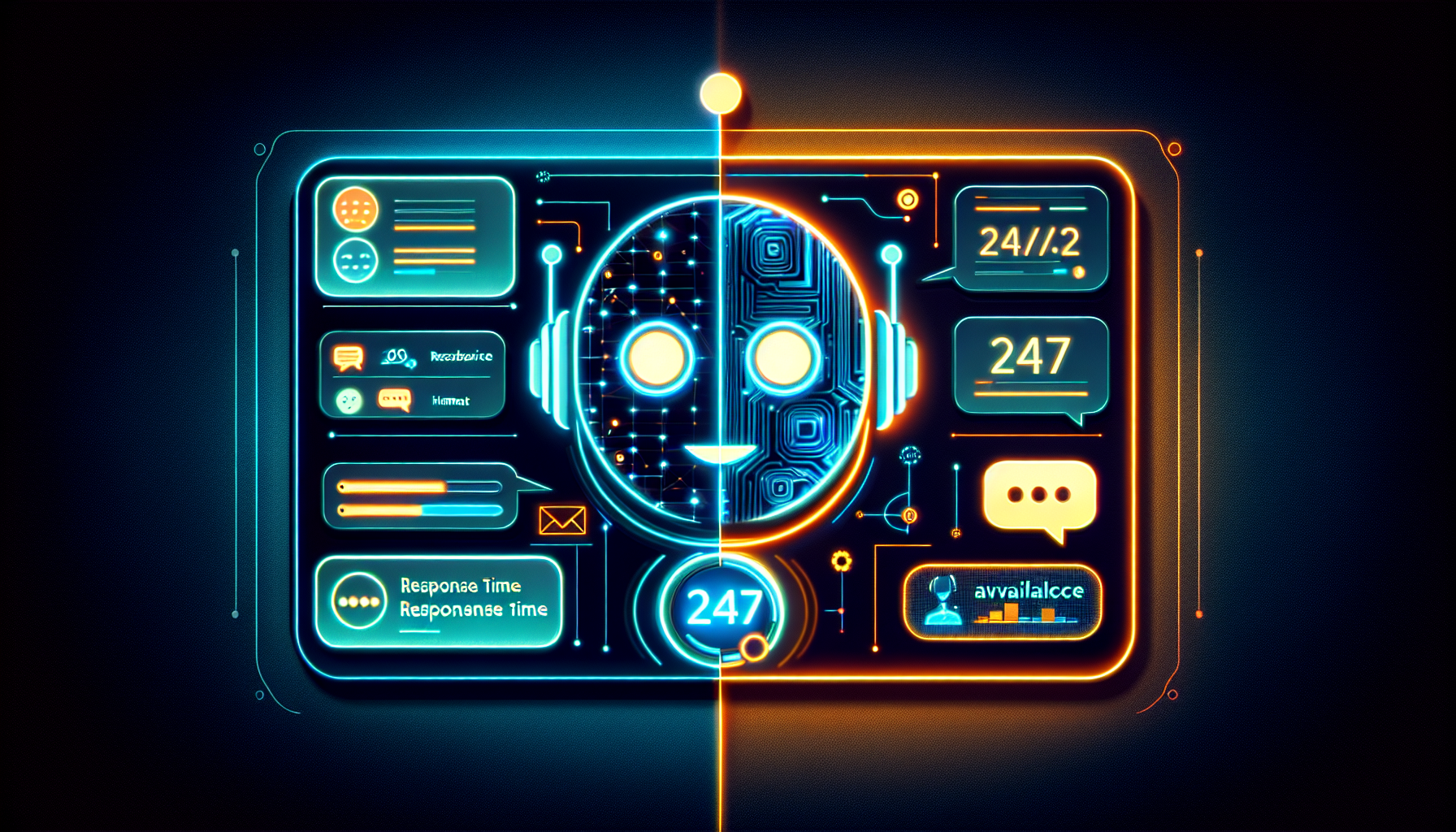 AI chatbots versus live chat comparison for customer service