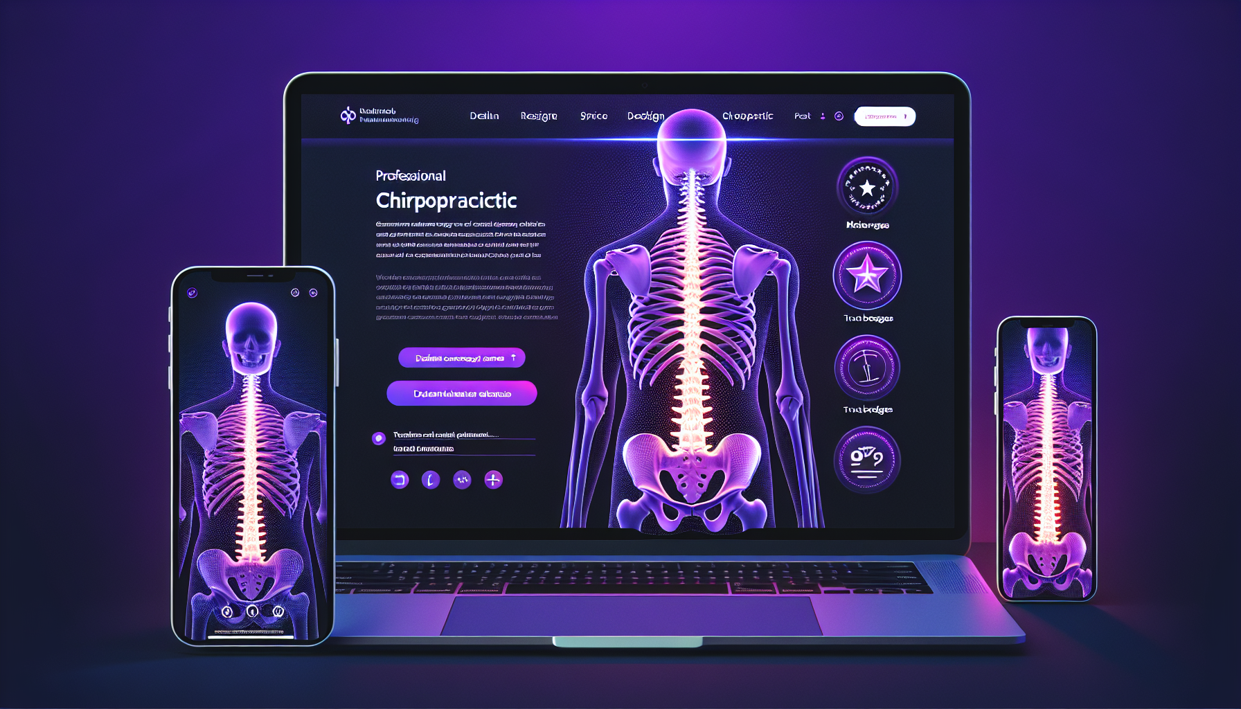 Chiropractic website design and patient conversion